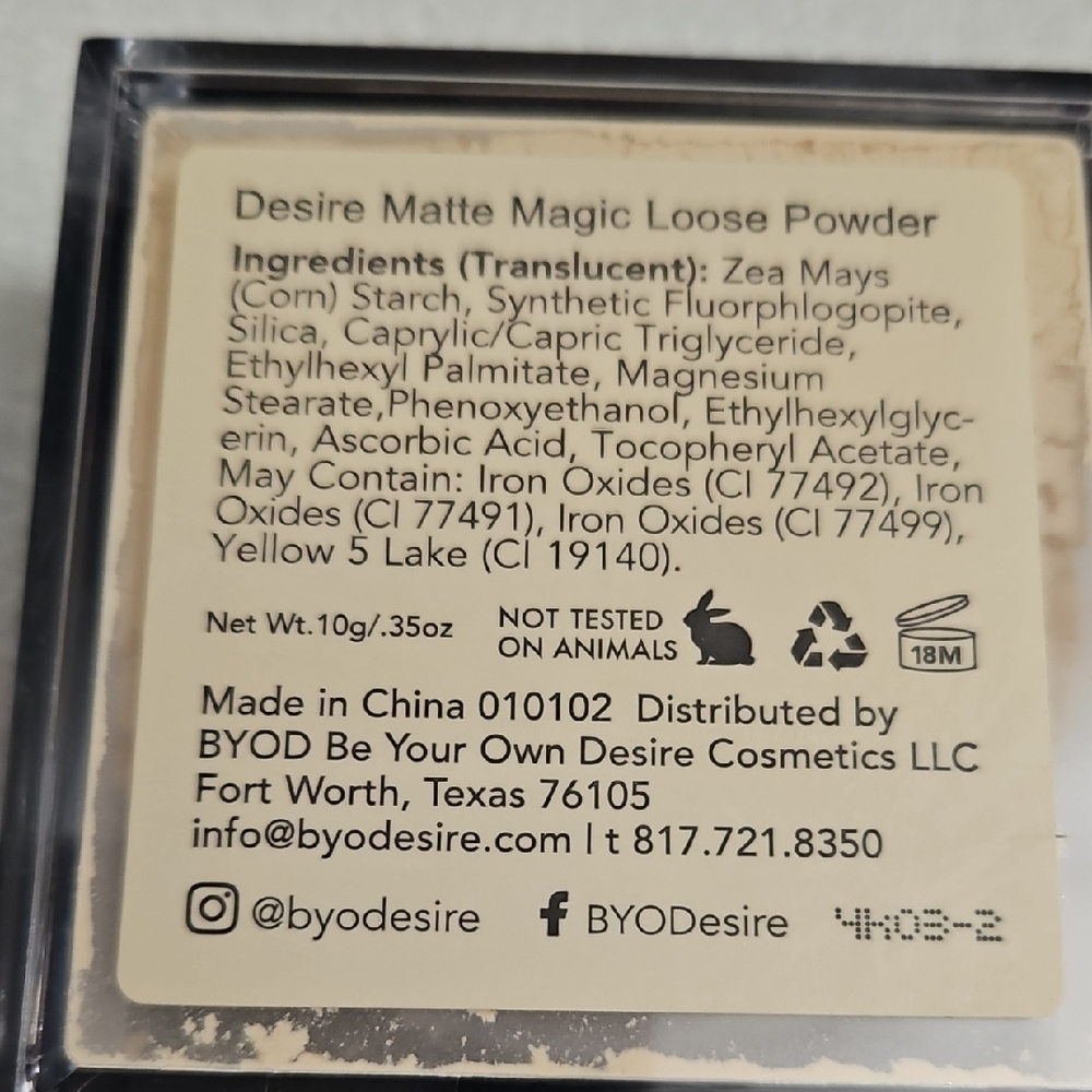 Black and Pink BOD Cosmetic Box - Picture 2 of 3